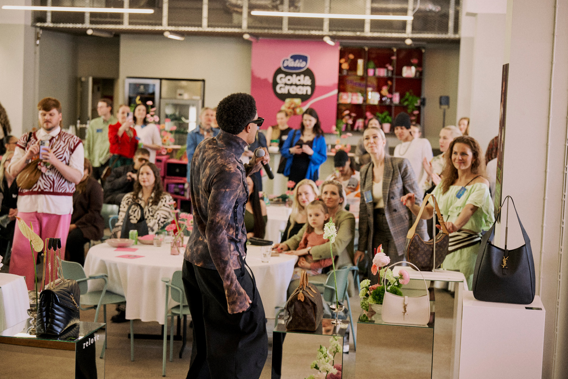 Isaac Sene got even the stiffest guests in the back row dancing.