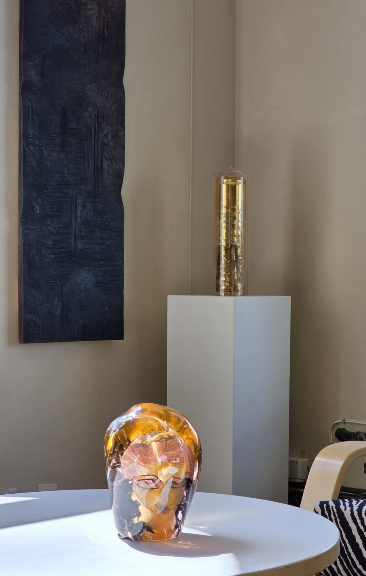 Our works found a beautiful rhythm together throughout the gallery.