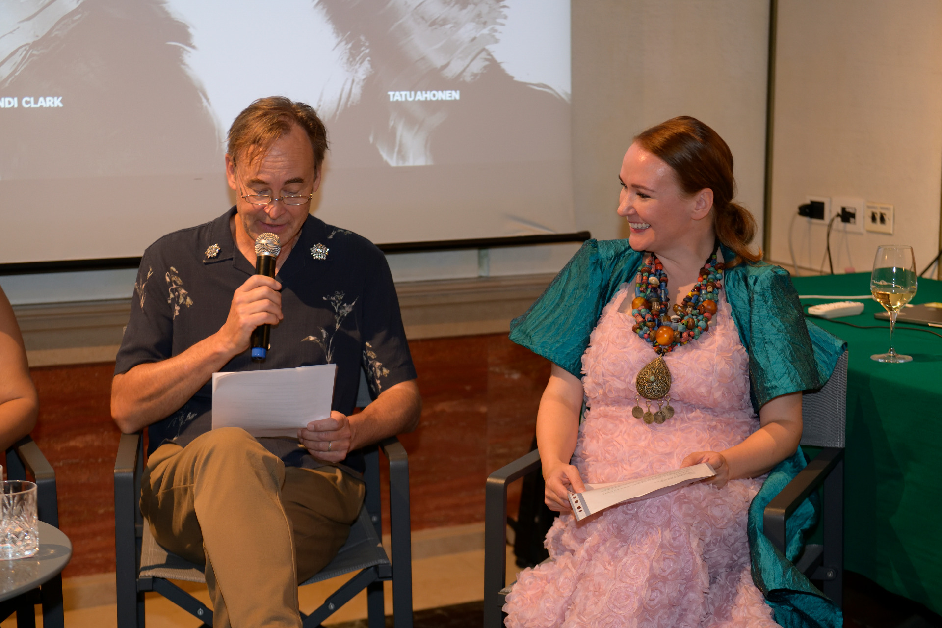 Discussion panel in Hotel Saturnia & International, Images by Francesco Barasciutti